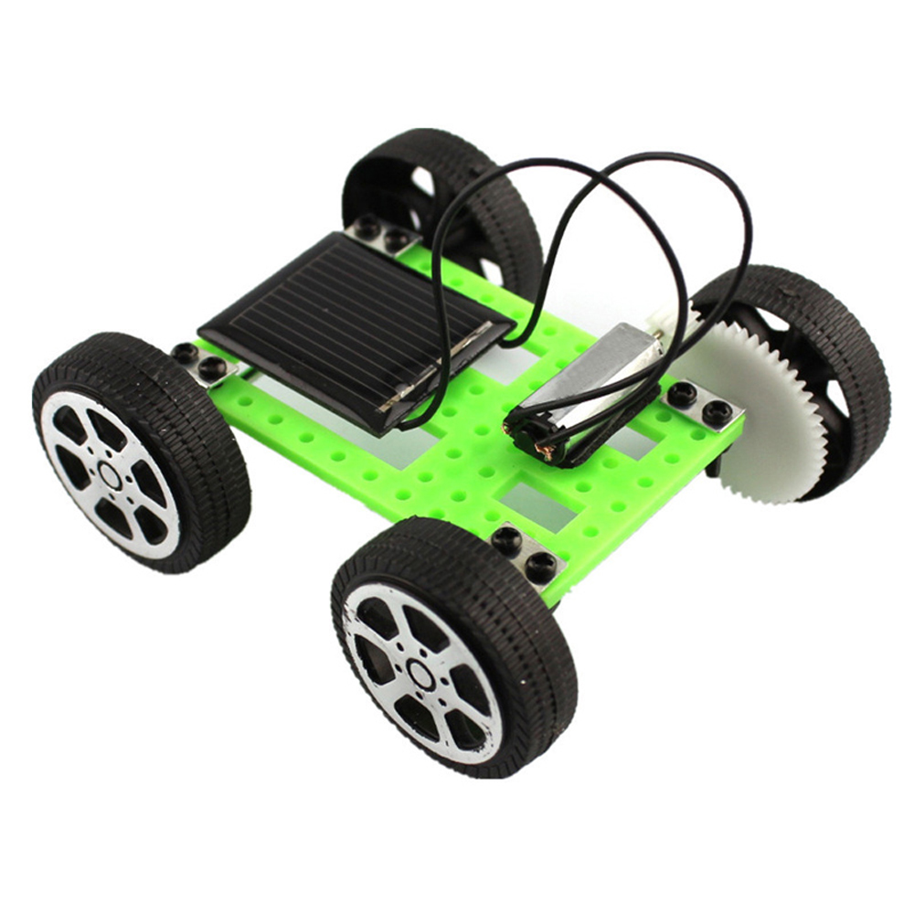 JEARCHE ตลกเด็กทดลองวิทยาศาสตร์ Mini รถหุ่นยนต์ชุด Energy ของเล่นขับเคลื่อนพลังงานแสงอาทิตย์ DIY ประกอบ Solar รถของเล่น