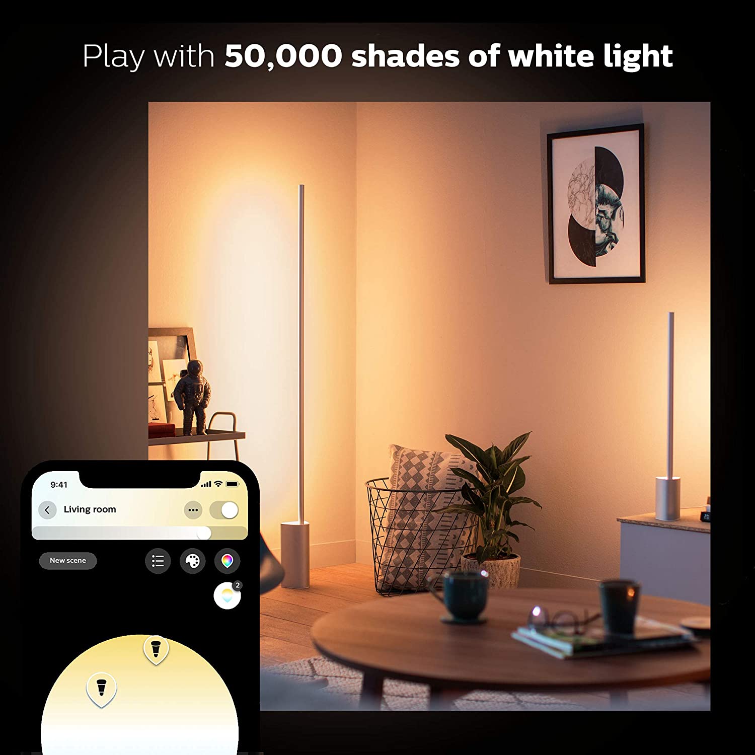 Philips Hue White & Color Ambiance Signe Floor Lamp or Philips Hue White  and Color Ambiance Signe Table Lamp, Aluminum | Lazada.co.th