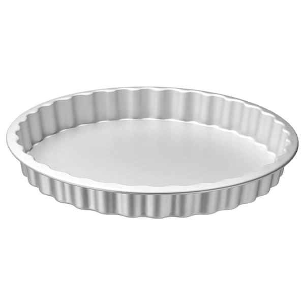 Pie dish, silver-colour, 31 cm/1.8 l VARDAGEN