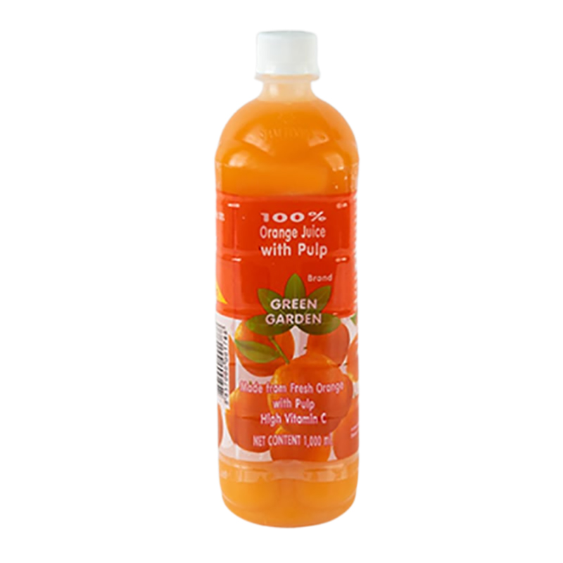 กรีนการ์เด้น น้ำส้ม 100% 1,000 มล./Green Garden 100% Orange Juice 1,000 ml.