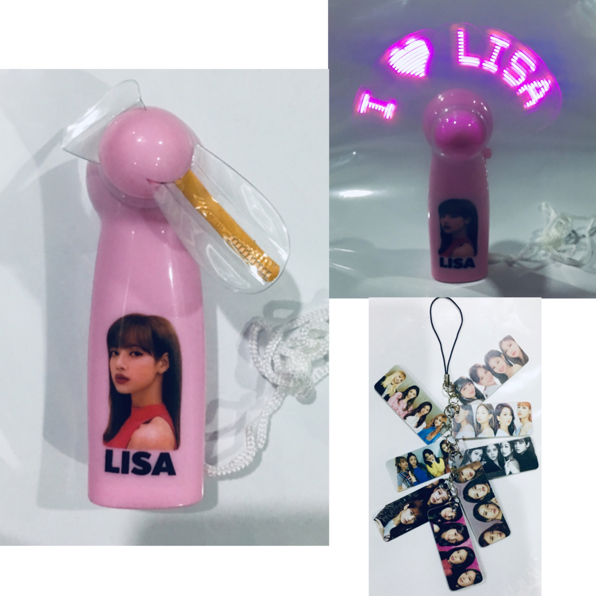 Blackpink: lisa/ พัดลม+ฟรี พวงกุญแจ #ส่งฟรี