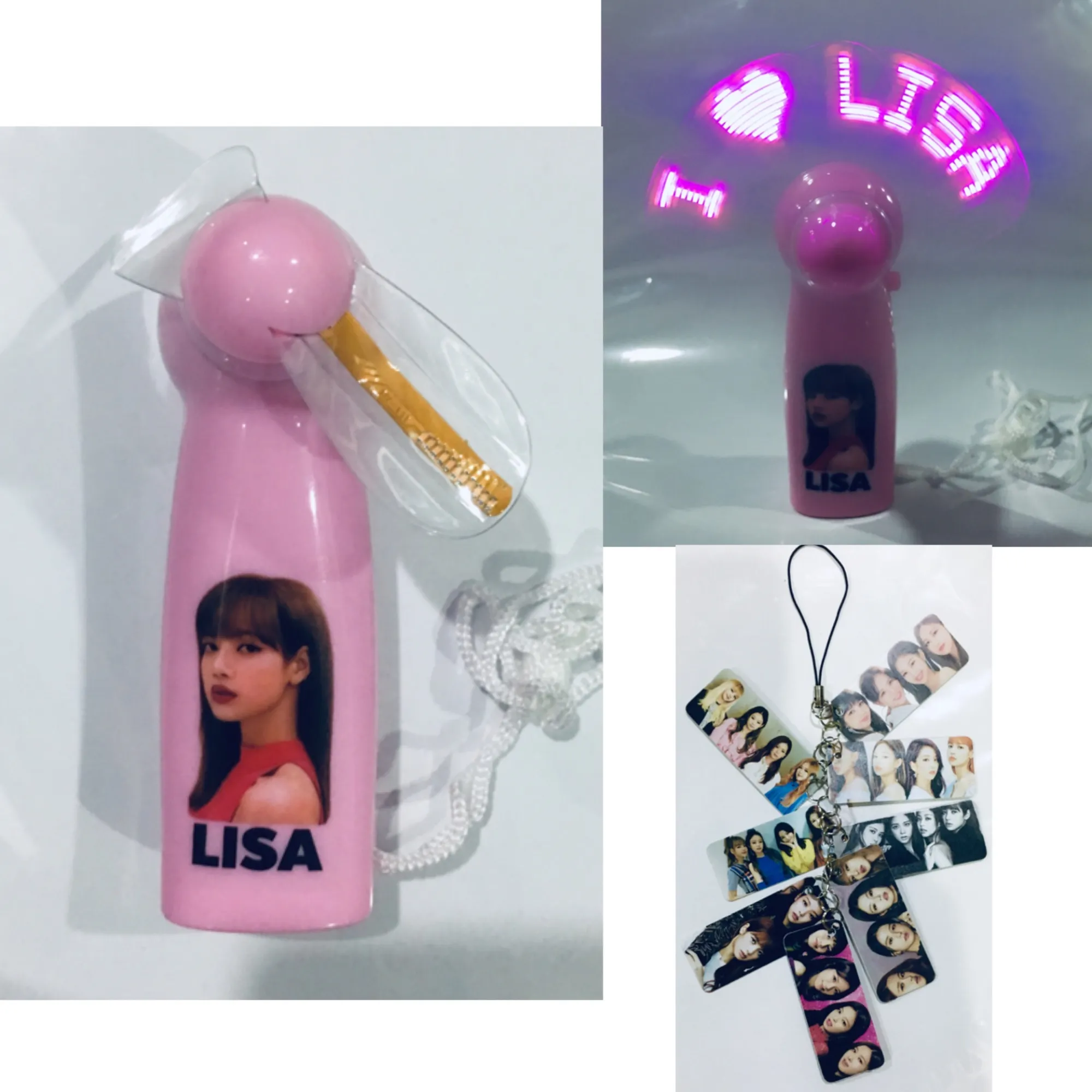 Blackpink: lisa/ พัดลม+ฟรี พวงกุญแจ #ส่งฟรี