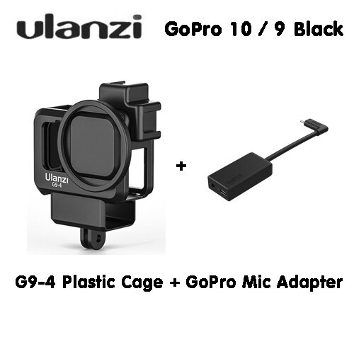 GoPro GoPro 11 10 9 Ulanzi G94 Vlog Plastic Camera Cage GoPro Mic