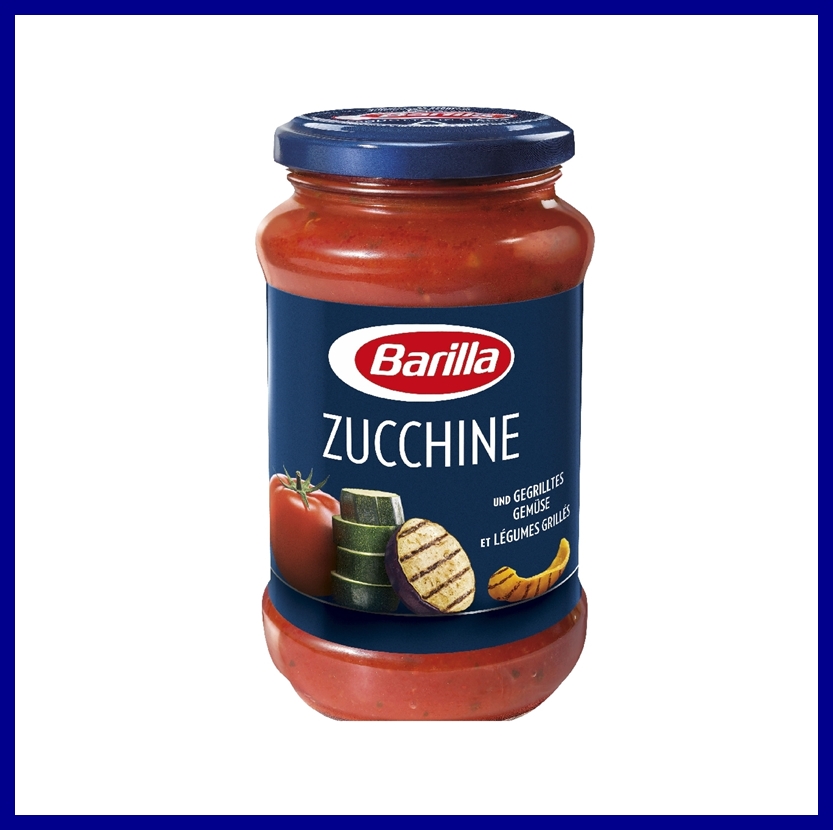 ซอส พาสต้า Barilla Zucchine & Aubergine Pasta Sauce 400g สปาเก็ตตี้ ซอส ขายดี ส่งไว pasta sauce flavour of the Mediterranean for spaghetti penne authentic italian food ready to ship