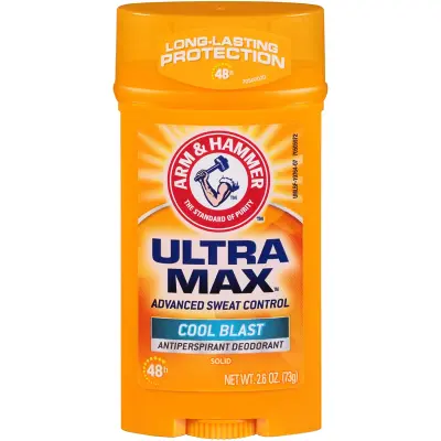Arm & Hammer สูตร UltraMax Solid Antiperspirant Deodorant สำหรับผู้ชาย กลิ่น Cool Blast 73 g