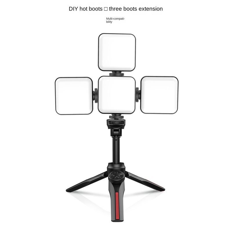 1Set FL02 Mini Camera Fill Light LED Live Selfie Light Computer Fill Light Dimming Fill Light