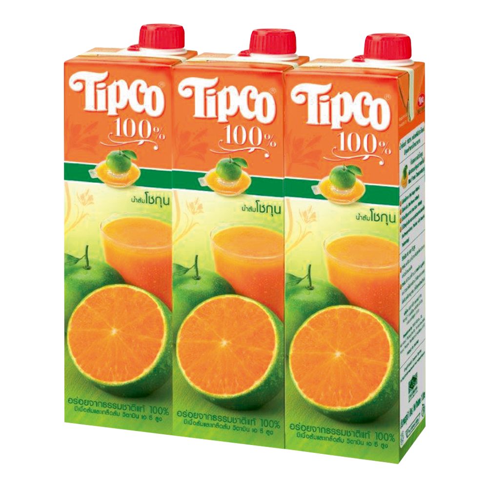 น้ำผลไม้ ทิปโก้ น้ำส้มโชกุน 10000 มล. x 3 กล่อง