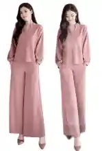 ภาพขนาดย่อของภาพหน้าปกสินค้าสไตล์เกาหลี2ชิ้นชุดสวมใส่ผู้หญิง Plus ขนาดผู้หญิงแขนสั้นเสื้อผ้าแฟชั่นผู้หญิงสวมใส่ชุด041012 จากร้าน Xingbeili  บน Lazada ภาพที่ 8