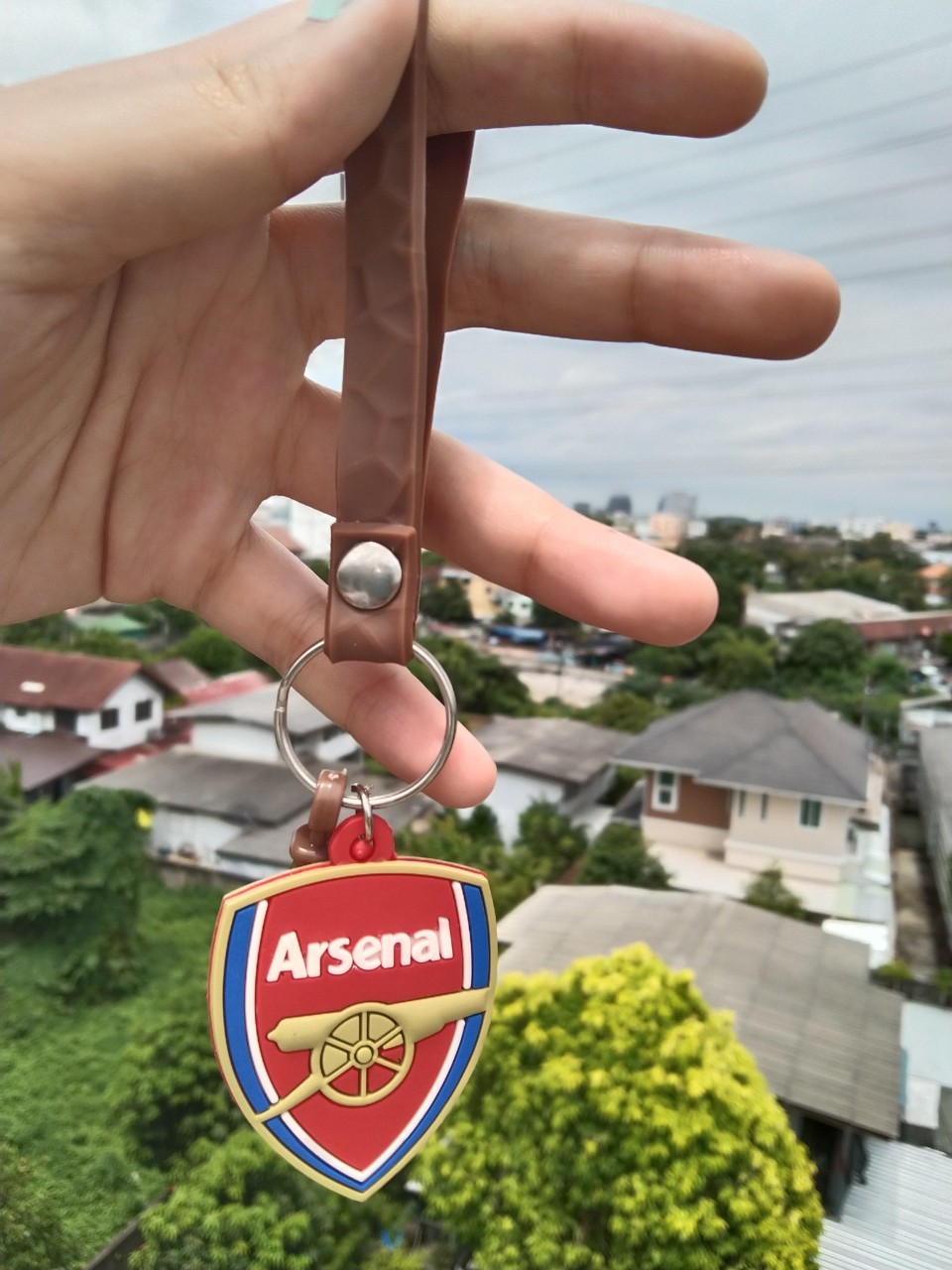 พวงกุญแจอาร์เซนอล ตราสโมสรฟุตบอล อาร์เซนอล Arsenal Fc Keyring พวงกุญแจ