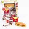 ProudNada Toys ของเล่นเด็กชุดเบอเกอร์ เฟรนฟราย เค้ก TABLEWARE FOOD SUPER Happy Family NO.8806-6