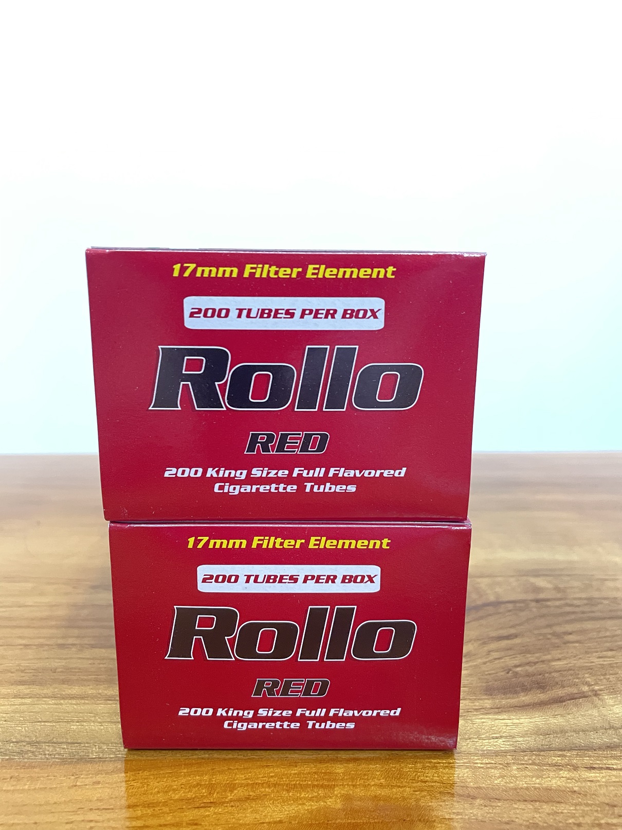 Rollo Red หลอดเปล่า โรลโล่ แบบแดง (ร้อน) Rollo Red (Full Flavored) ขนาด 200 ชิ้น ...
