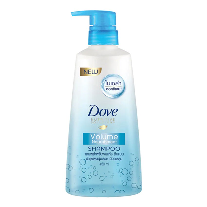 ร้านไทย ส่งฟรี DOVE โดฟ วอลลุ่ม นอริชเม้นท์ แชมพู 450 มล. เก็บเงินปลายทาง
