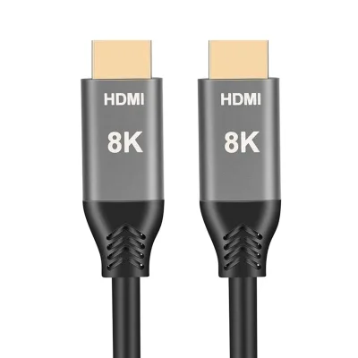 สาย HDMI HD ยาว 1 เมตร/3 เมตร/5 เมตร Version 2.1 3D 8K Original 4K ของแท้-black