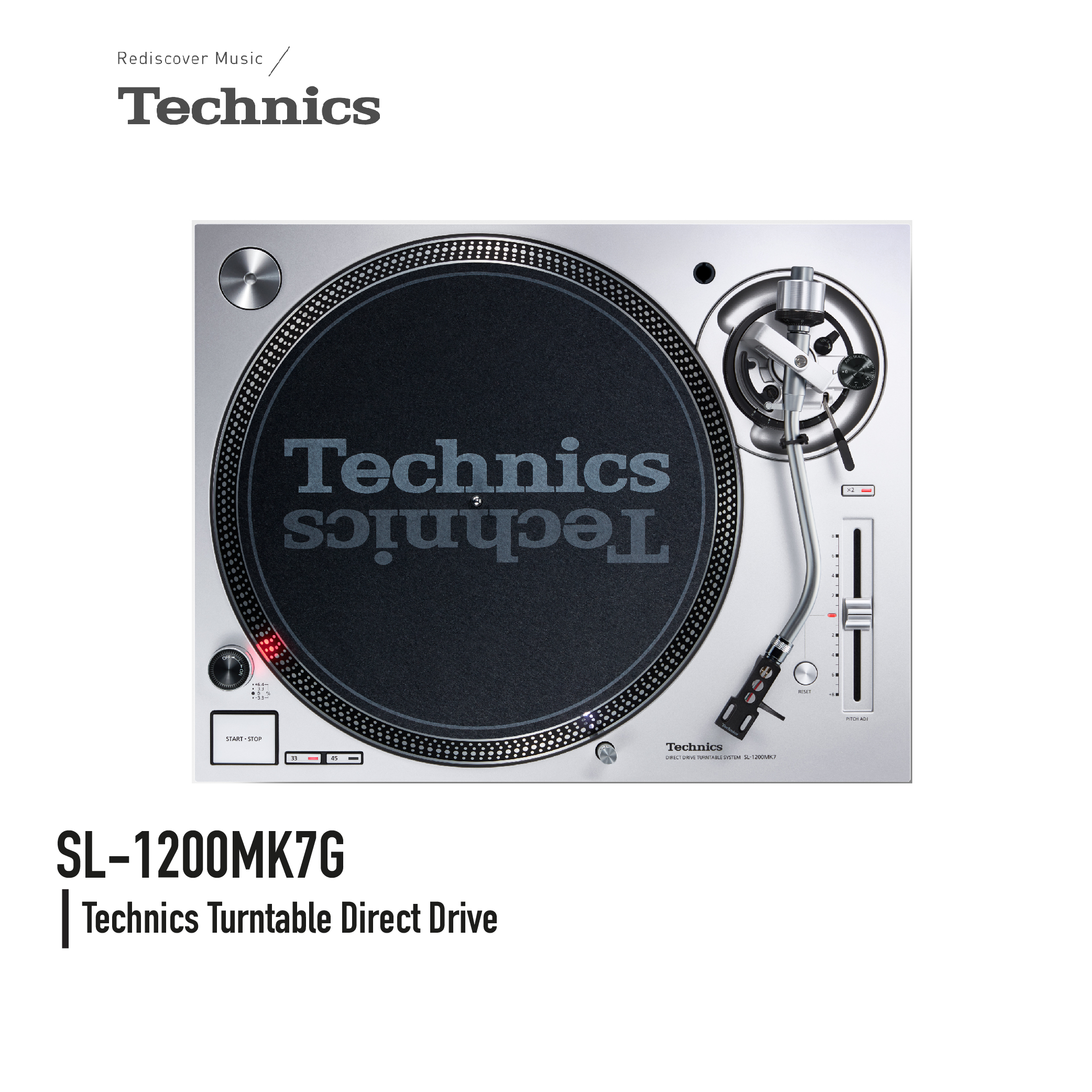 Technics Direct Drive Turntable System SL1200MK7EG เครื่องเล่น