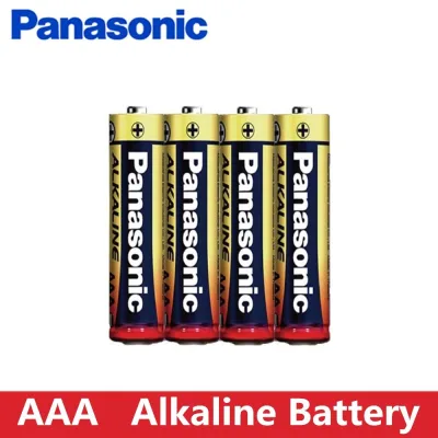 Panasonic ถ่านอัลคาไลน์ 1.5V AAA LR03 Lot ใหม่ ของแท้ ถ่าน ถ่านไฟฉาย พลานาโซนิค อัลคาไลน์