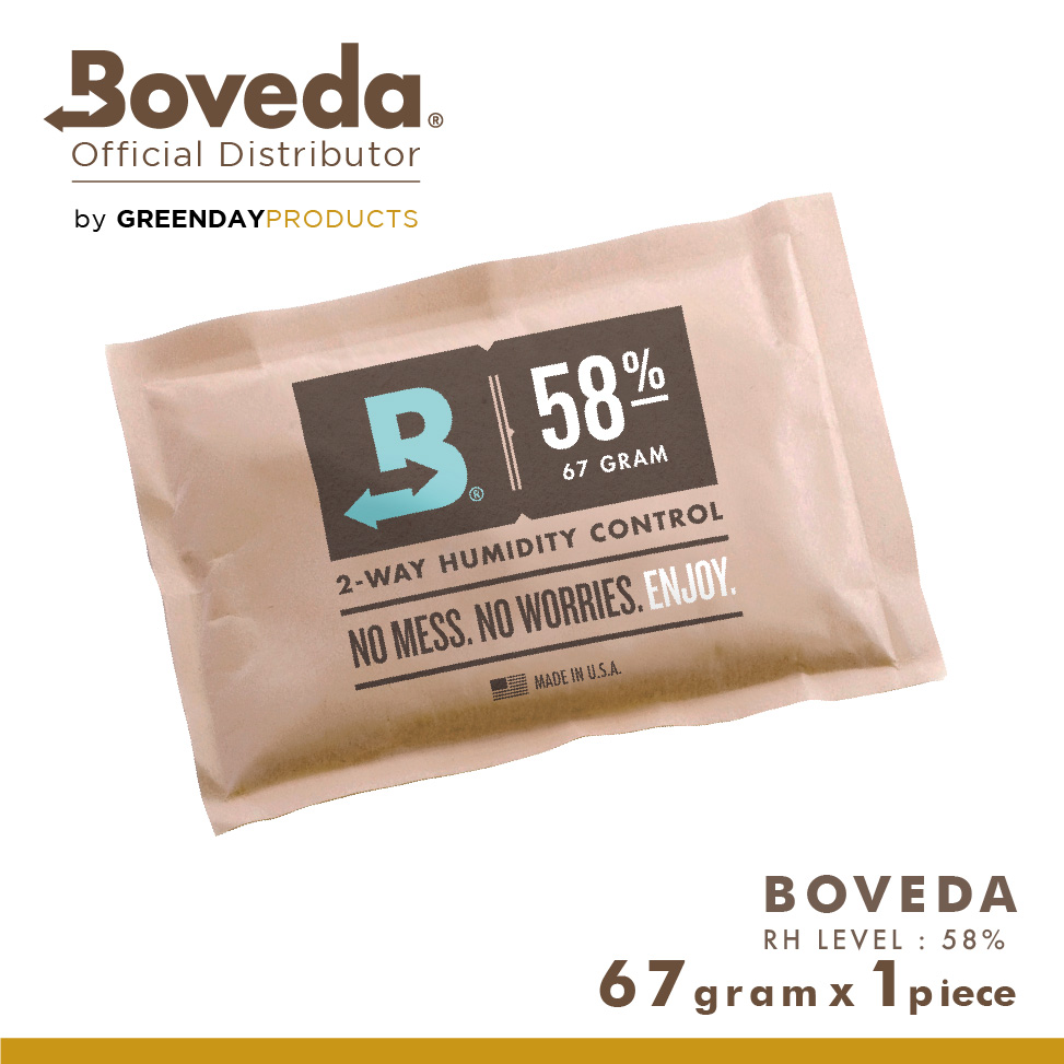 Boveda 2-Way Humidity Control (67 grams 58% rh 1 pc) ซองบ่มสมุนไพร Boveda 1 ชิ้น ของแท้ 100% พร้อมส่ง