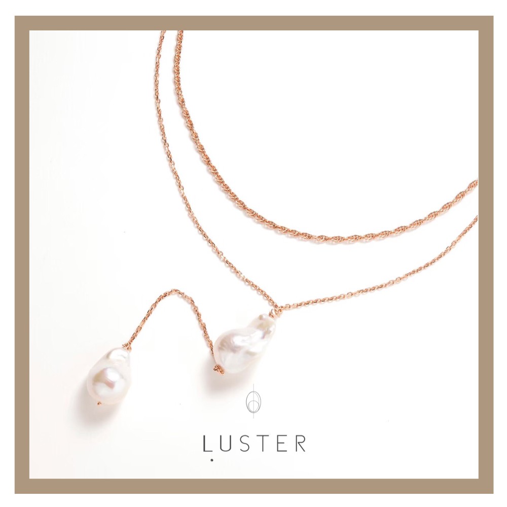 Luster Athena necklace สร้อยคอ มุก สร้อยคอมุกแท้ สร้อยเงินแท้ มุกธรรมชาติ เงิน เงินแท้ โรสโกลด์ เครื่องประดับ Jewelry สร้อยคอแฟชั่น สร้อยใส่ไปงาน
