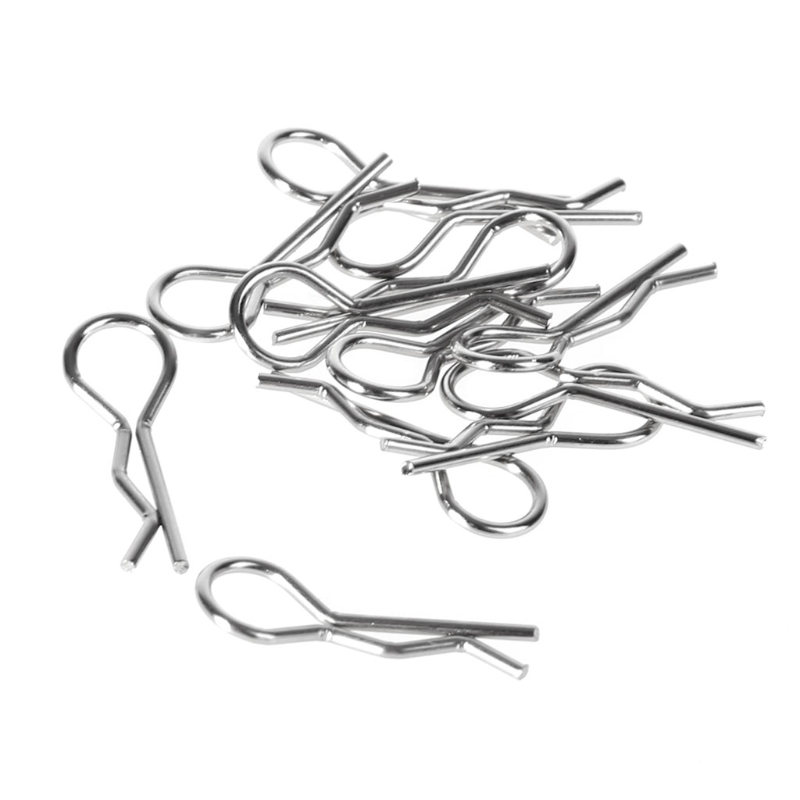 Clips Antipérdida Para Carrocería De Coche RC – Set Con 2 Clips De Alambre Y Tornillos Para Traxxas, HSP, Arram, Axial ECX 1/10 – Repuesto Resistente Y Fácil De Usar