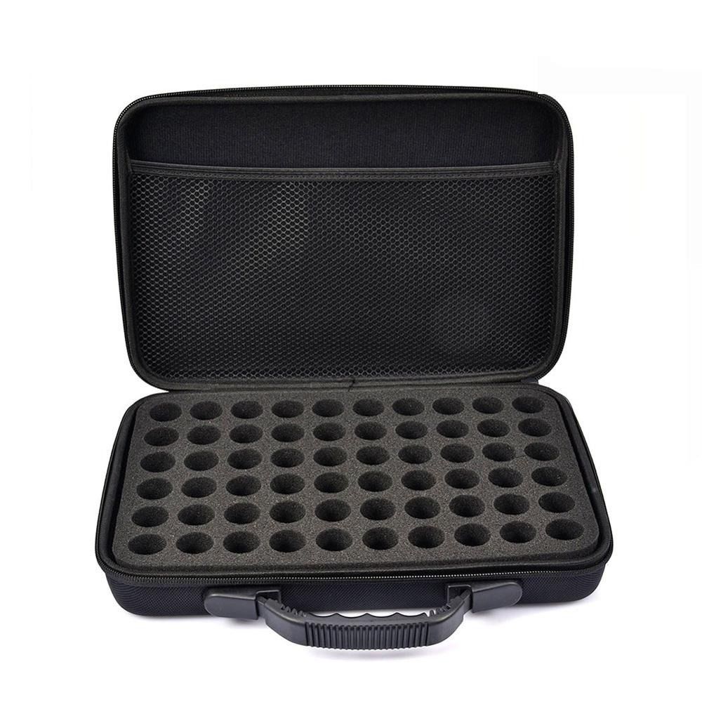 EWELLBE Holder Carrying Perfume Box Essential Oils Storage Carrying Case Travel 60 Bottle Essential Oil Case Storage Bag 10-15ml