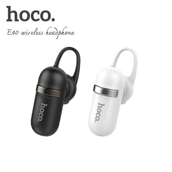 Hoco E40 หูฟังบลูทูธ เสียงดี In Ear Mini Wireless Earphone With Mic  Bluetooth V4.2 หูฟังแบบสอดหู