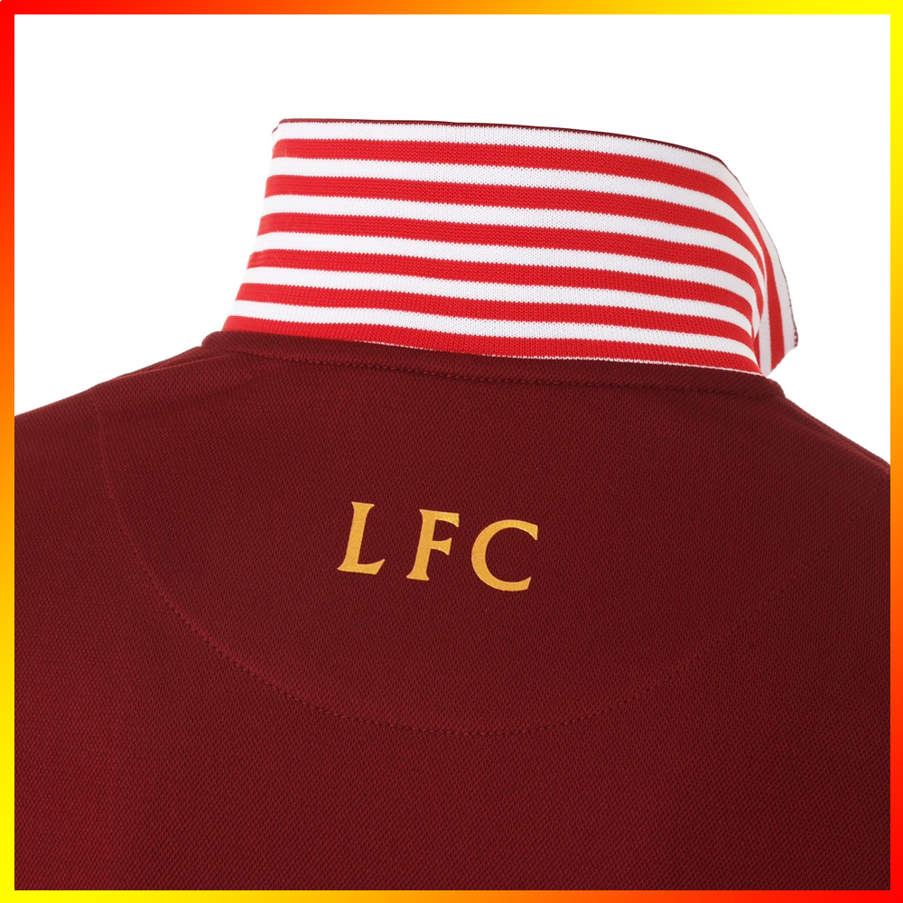 เสื้อ เสื้อโปโล คอปก ลิขสิทธิ์ แท้ ลิเวอร์พูล Liverpool เสื้อ ชาย หญิง Unisex รุ่นlfc068 ดำ แดง 2490