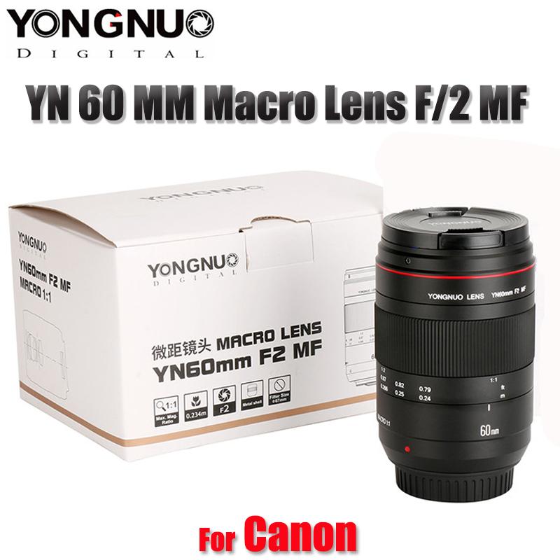 YONGNUO MACRO 1:1 LENS YN60MM F/2 MF (For Canon) (สินค้ารับประกัน 1 ปี) |  Lazada.co.th