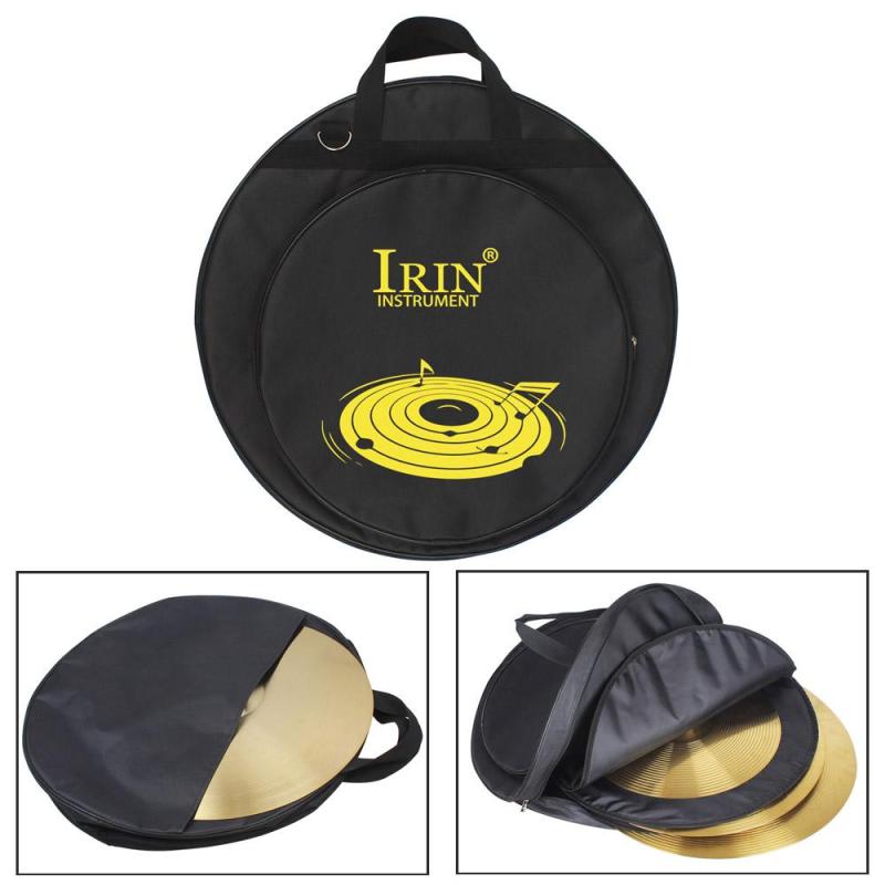 21-Inch Cymbal Bag Backpack Three Pockets with Removable Divider Shoulder Strap