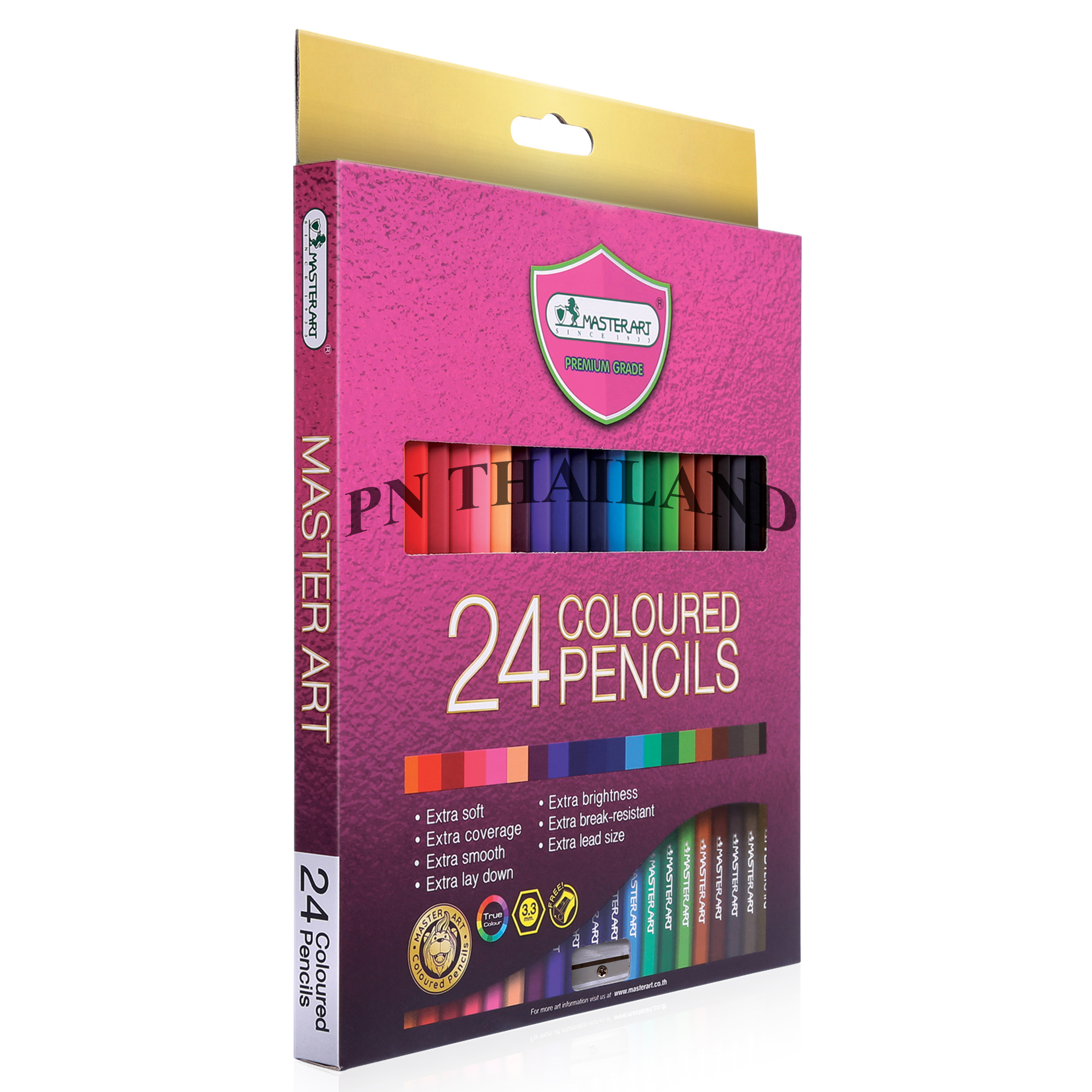 Master Art มาสเตอร์อาร์ต ดินสอสี สีไม้ 24 แท่ง 24 สี รุ่นมาสเตอร์ซีรี่ย์(MASTER SERIES)