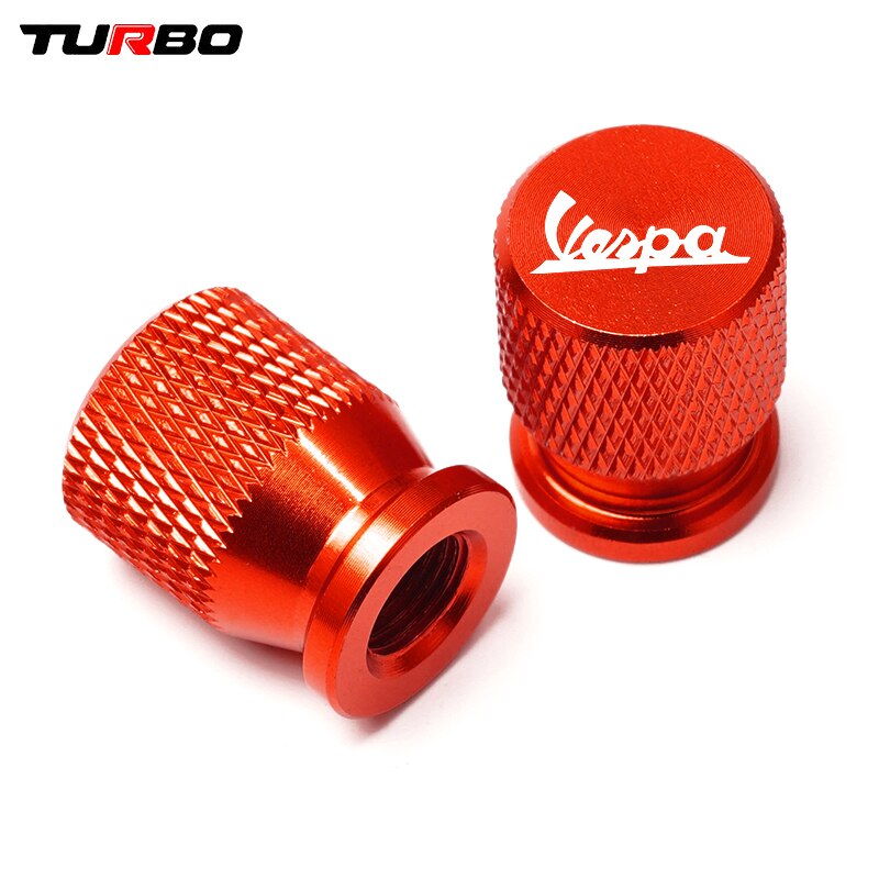 For Piaggio Vespa GTS GTV LX 60 125 250 300 Primavera Sprint CNC Motorcycle Accessories Wheel Tire Valve cap Air Port Stem Cover