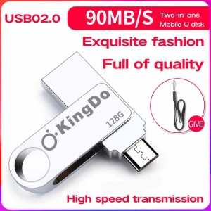 สินค้า Kingdo 128GB/64GB/32GB MICRO TYPE v3 DATATRAVELER OTG USB FLASHDRIVE 360 ROTATION
