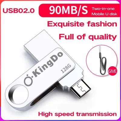 Kingdo 128GB/64GB/32GB MICRO TYPE v3 DATATRAVELER OTG USB FLASHDRIVE 360 ROTATION