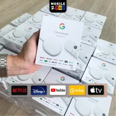 พร้อมส่ง! Google Chromecast Gen4 with Google TV 4K ดูได้ทั้ง Youtube Netflix Viu Joox Apple+ Disney+Hotstar chromecast with google tv mobile2you