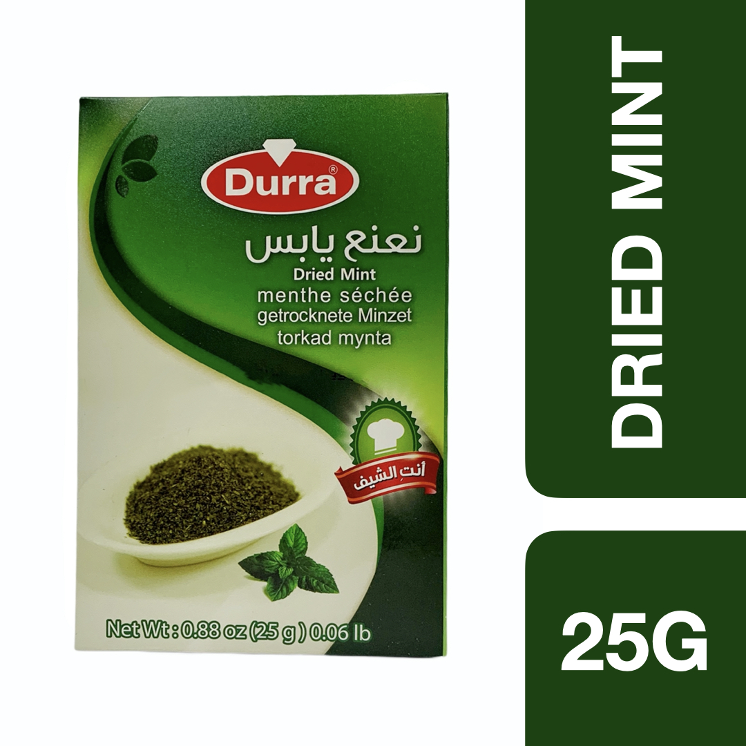 Durra Dried Mint 25g ++ ดูร่า ใบมินท์แห้ง 25 กรัม