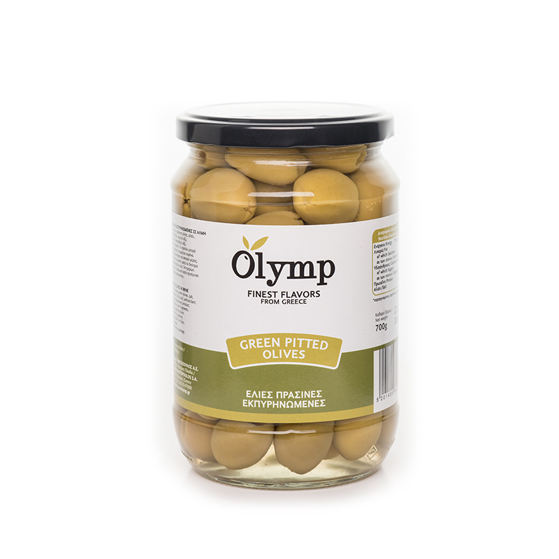 โปรคุ้ม ถูกดี โอลิม มะกอกเขียวไม่มีเมล็ด 700 กรัม Olymp Green Pitted Olive 700 g สุดคุ้ม เก็บ