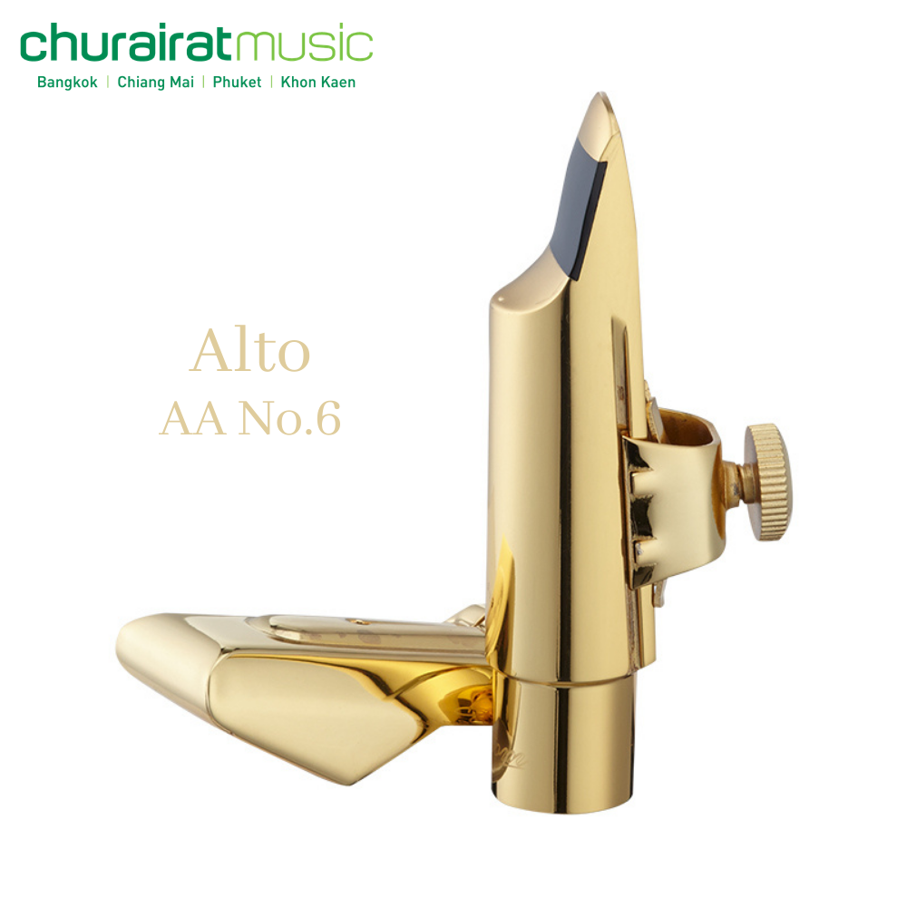Saxophone Mouthpiece : Custom Alto AA No.6 ปากเป่าแซกโซโฟน อัลโต้ by Churairat Music