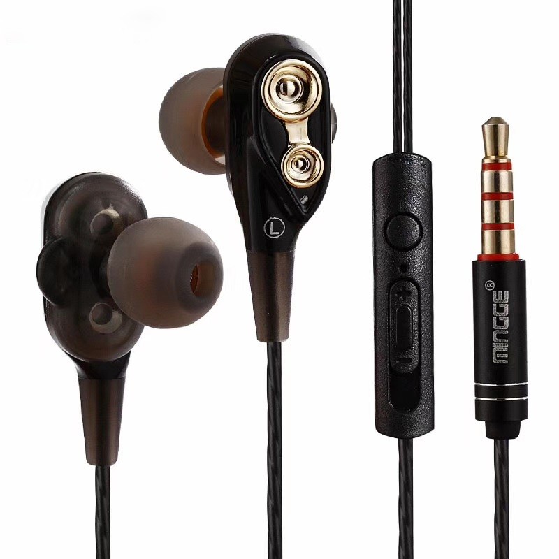 หูฟัง Smalltalk MINGGE M20 DUAL DYNAMIC DRIVERS EARPHONE เสียงคมชัด นุ่มนวล ตัวหูฟังผลิตจากโลหะ