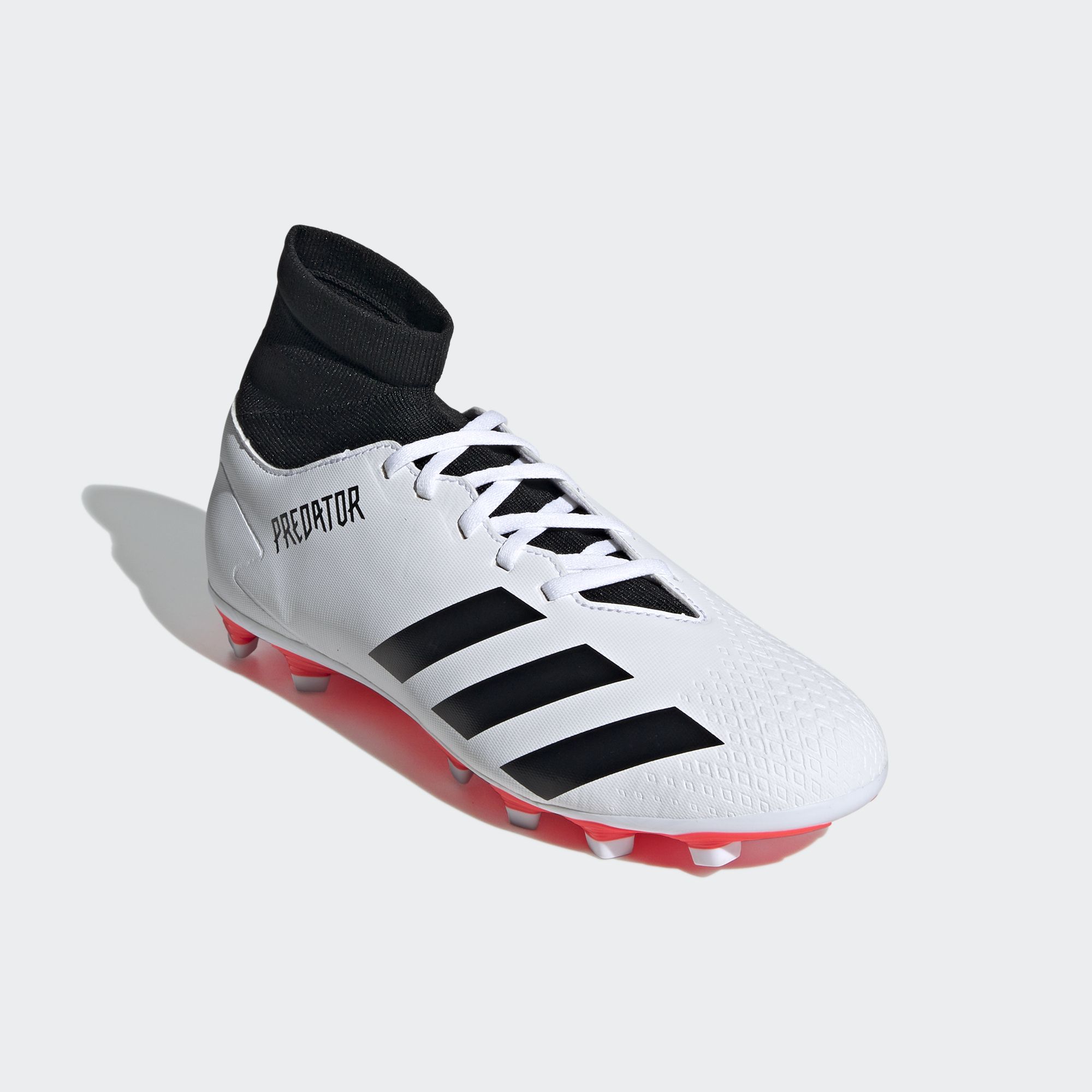 adidas FOOTBALL/SOCCER รองเท้าฟุตบอล Predator 20.4 Flexible Ground ผู้ชาย สีขาว EG0917 | Lazada.co.th