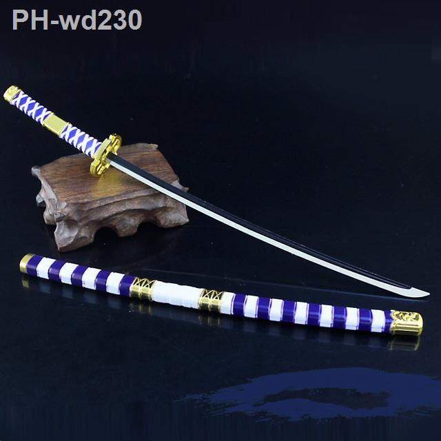 One Piece 26cm Alloy Katana Model Fujitora Play Metal Prop Weapon Anime ...