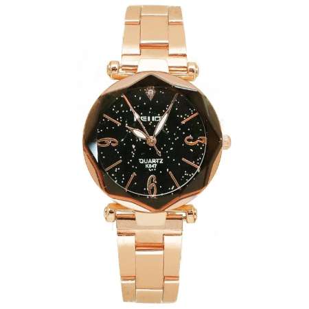 Zazzy Dolls นาฬิกาข้อมือ สายสแตนเลส นาฬิกากากเพชร ระบบ Quartz ดูเวลาง่าย รุ่น ZD-0226