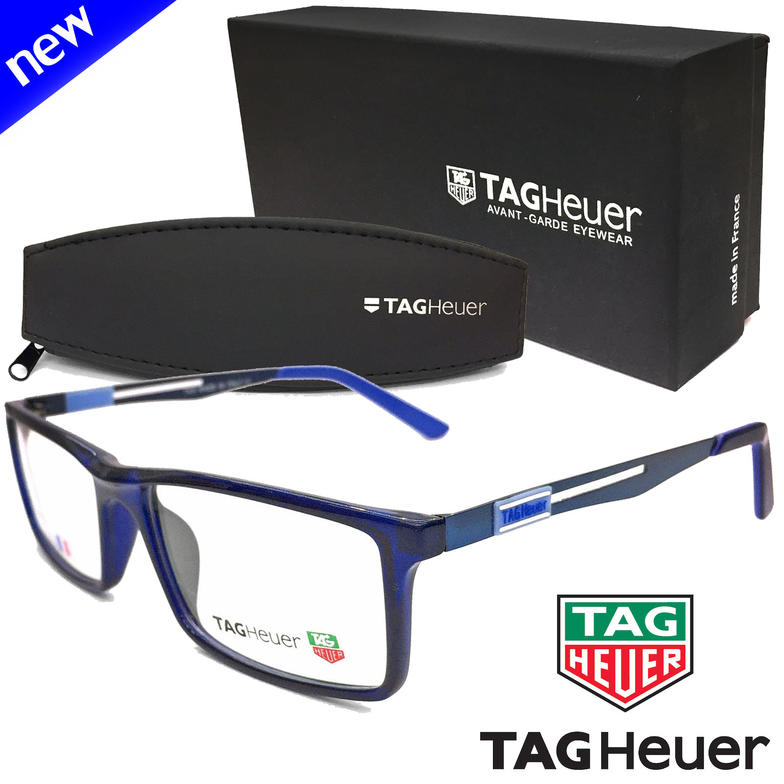 แว่นตา Fashion รุ่น Tag heuer 0513 กรอบแว่นตา สำหรับตัดเลนส์ กรอบเต็ม แว่นแฟชั่น ชาย หญิง ทรงสปอร์ต sport วัสดุ พลาสติก PC เกรดA ขาข้อต่อ รับตัดเลนส์