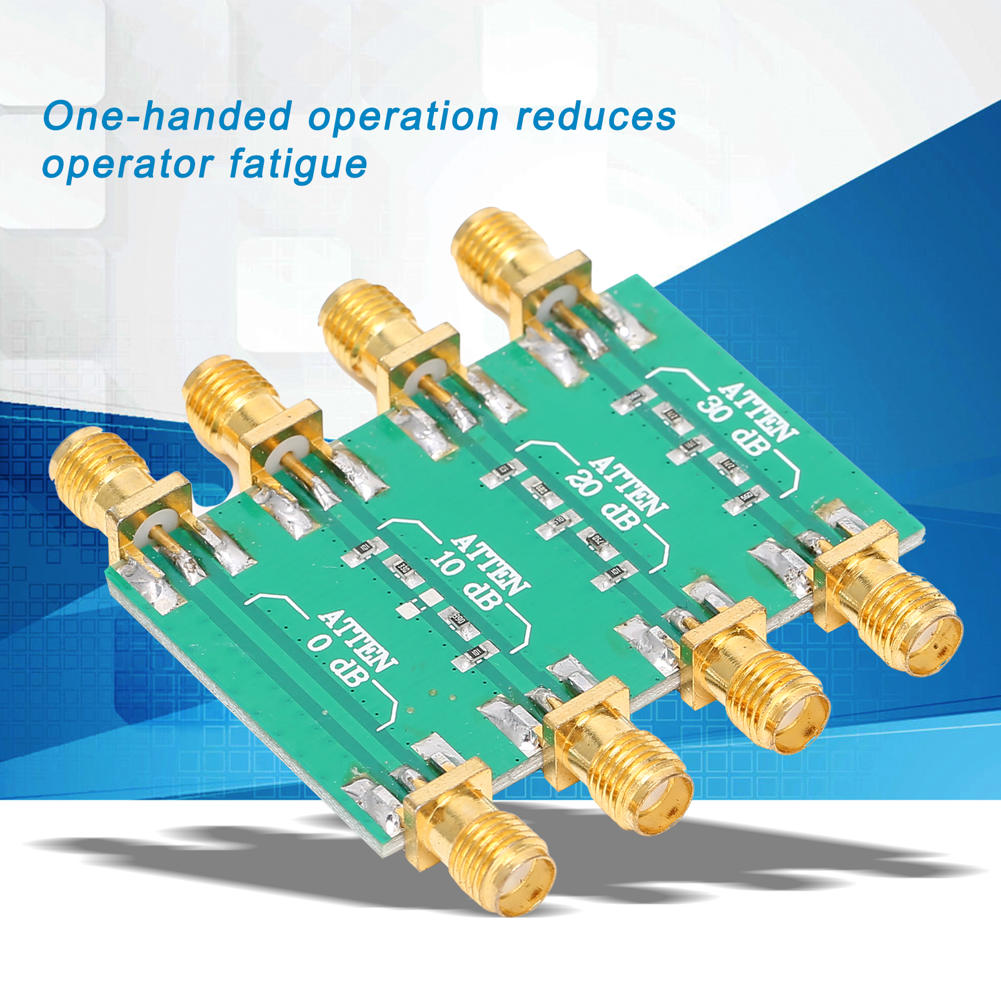 Rf Attenuator DC-4.0GHz Radio Frequency Attenuator, 50 System Impedance, SMA Double Female Head Fixed Attenuator For Electronic Equipment Traffix Sentry Attenuator