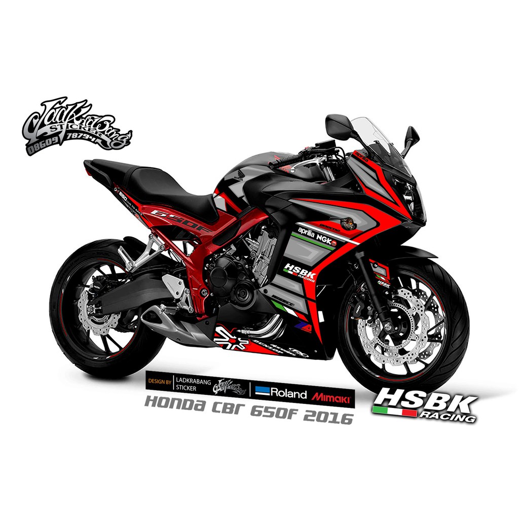 Hot Sale สติ๊กเกอร์แต่งลายรถ HONDA CBR650F ลาย HSBK RACING ราคาถูก สติ๊กเกอร์แต่งรถ สติ๊กเกอร์ติดรถ สติ๊กเกอร์สะท้อนแสง สติ๊กเกอร์ฮอนด้า