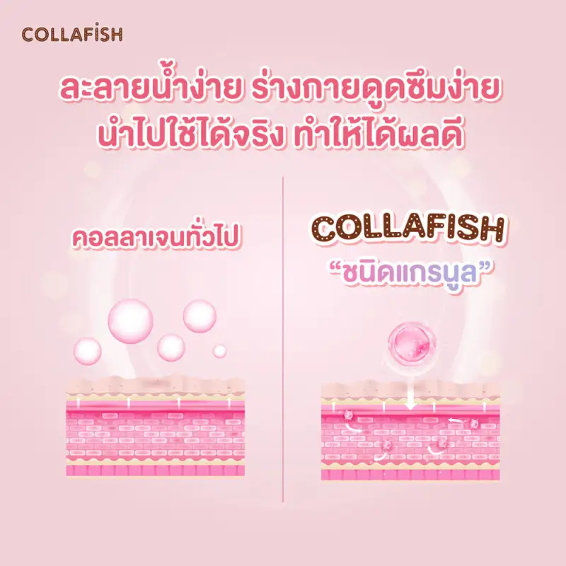 ภาพสินค้าคอลล่าฟิช คอลลาเจนแท้จากปลา ใช้ Bella Collagen ของแท้ จากร้าน Bella Colla by Wora บน Lazada ภาพที่ 5