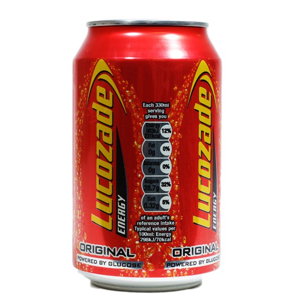 Lucozade Energy Drink Original Can – 330ml