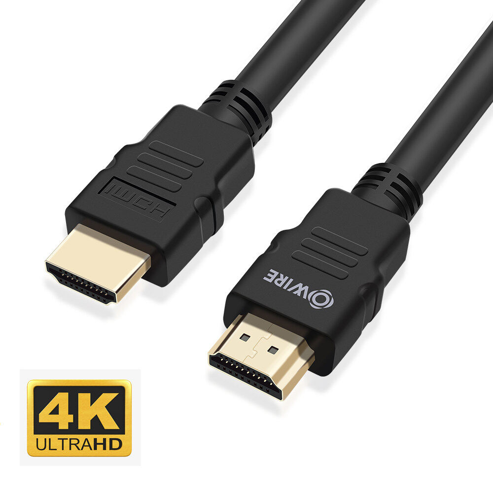 OWIRE HDMI Cable 4K สาย HDMI to HDMI สายกลมสายต่อจอ HDMI Support 4K, TV, Monitor, Projector, PC, PS, PS4, Xbox, DVD, เครื่องเล่น
