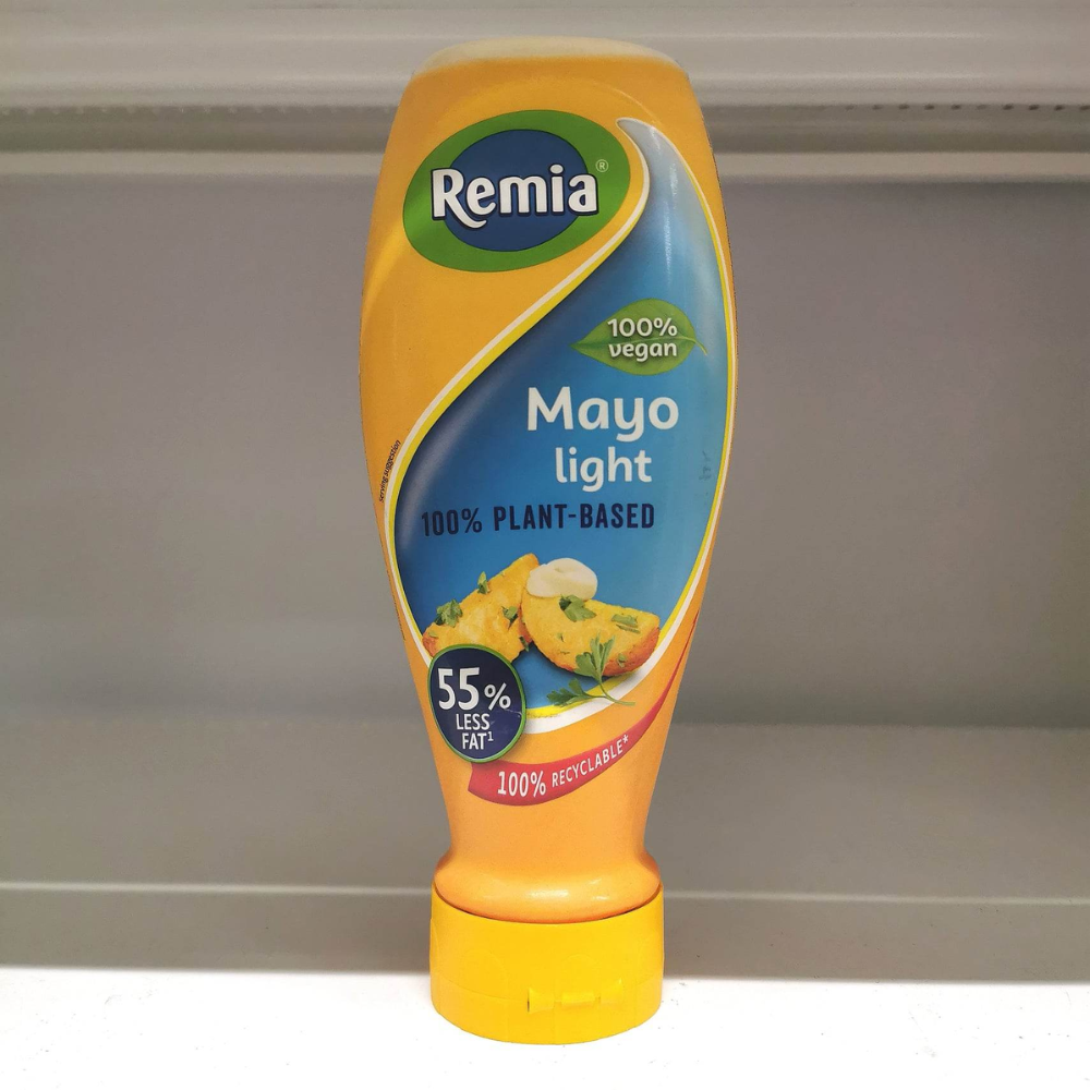 Remia Mayo light 100 Vegan (mayonnaise sauce) เรมิอา มาโย วีแกน มายองเนสสูตรแพลนเบส ขนาด 500