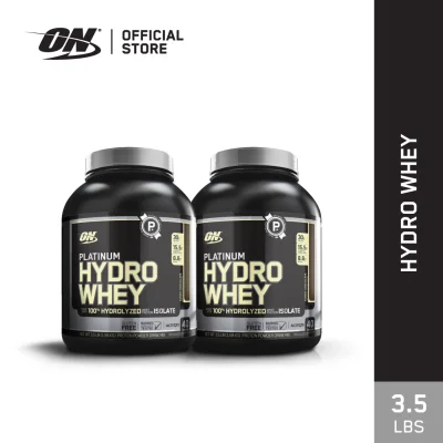 [ส่งฟรี !!] OPTIMUM NUTRITION Hydro Whey 3.5 Lbs. 2 กระปุก รส Chocolate ( HYDRO WHEY x2 Units )