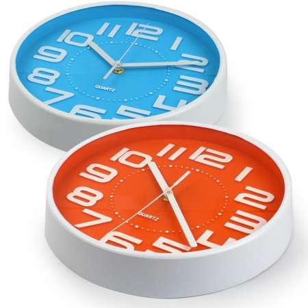 Telecorsa นาฬิกาแขวน ทรงกลม ขนาด 10 นิ้ว Good Well Clock รุ่น Clock-192-05g-song