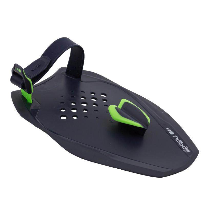 มือพายรุ่น 500 QUICK'IN (สีฟ้า/เขียว) QUICK'IN Finger Paddle Unisex Hand Swim Paddles Swimming  Training Aid Improve Technique - Green