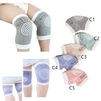 Ready Stock 2020 Cotton children's knee pads autumn dispensing slip baby knee mesh breathable sports baby crawling knee pads